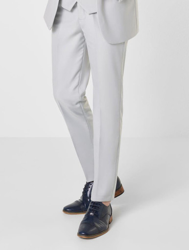 Boys stone grey suit trousers | Stone grey suit trousers for boys ...