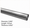 Exhaust Pipe Straight 5.00" X 10 FT Length