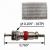 Valve Core Card High Heat 100 Pieces
