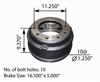 Brake Drum Balanced 3598X