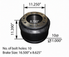 Brake Drum Balanced 3807X