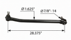 Drag Link 28.500" C to C IHC