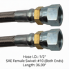 Discharge Hose 2 Fem. SAE Swivel 36.00"