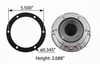 Hub Cap 343-4009 Trailer Axle