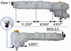 Coolant Reservoir Freightliner Cascadia P4