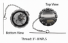 Fuel Cap Vented, 3"-8 NPSL Aluminum