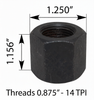Deep Nut 7/8" - 14 WAF GR8