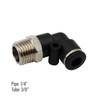 Male Elbow Push-On Fitting 3/8" tube x 1/4" pipe
