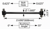 Torque Rod  24.00" Freightliner