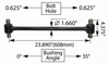 Torque Rod  24.00" Freightliner
