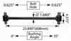 Torque Rod  24.00" Freightliner