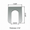 Single Slot Tandem Truck Shim 1/16" Thickness