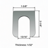 Single Slot Tandem Truck Shim 1/32" Thickness