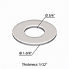 Spacer Kenworth Air Glide Hardened Washer 1/32"