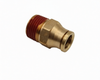Brass Male Connector 3/8" tube x 3/8" pipe