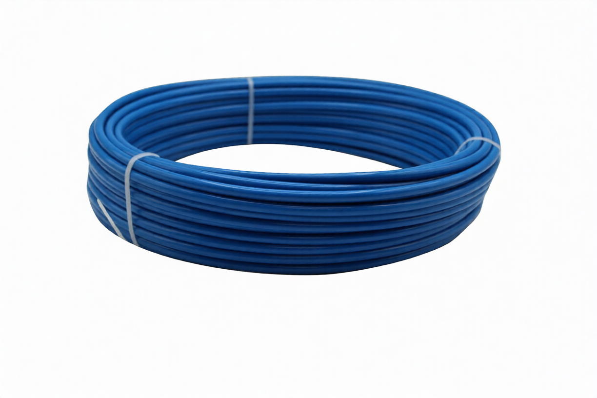 Nylon Tubing Blue 1/4" OD x 100 Feet Roll