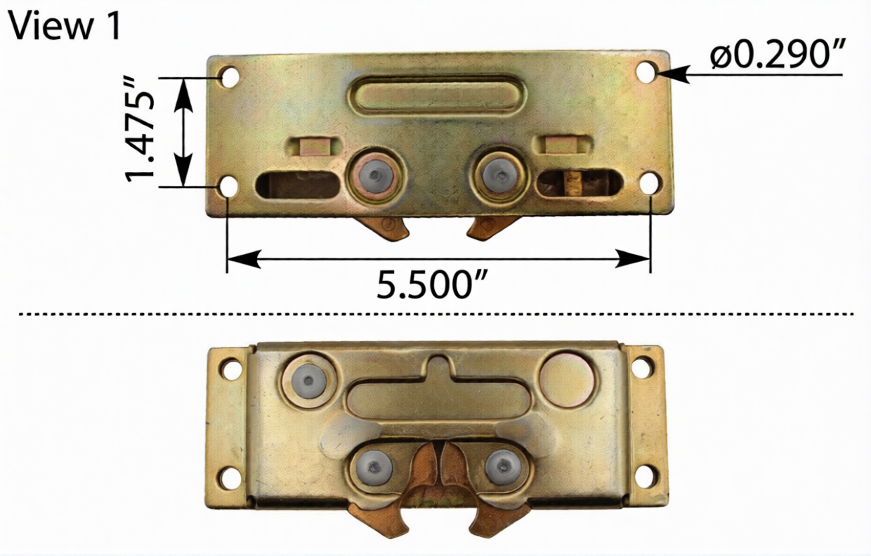 Door Latch RH Peterbilt/Mack