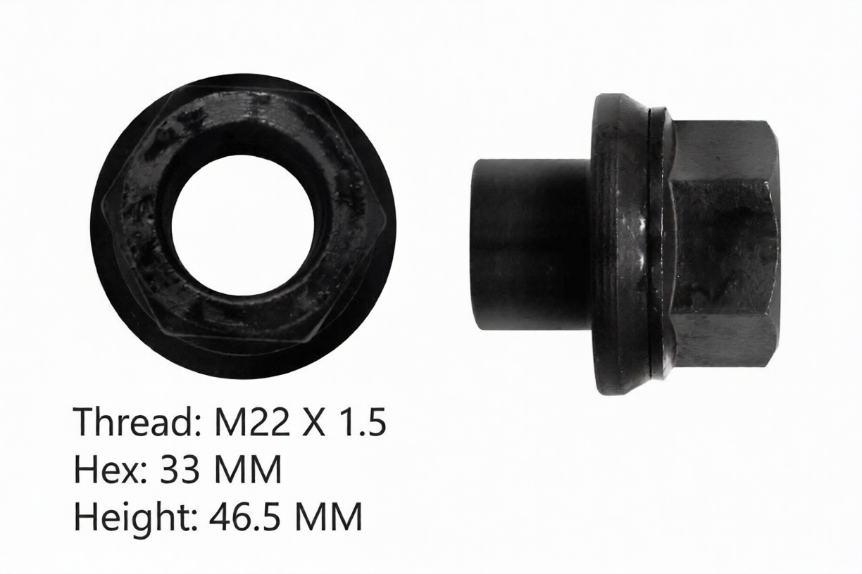 Metric Sleeved Flange Nut 19 MM