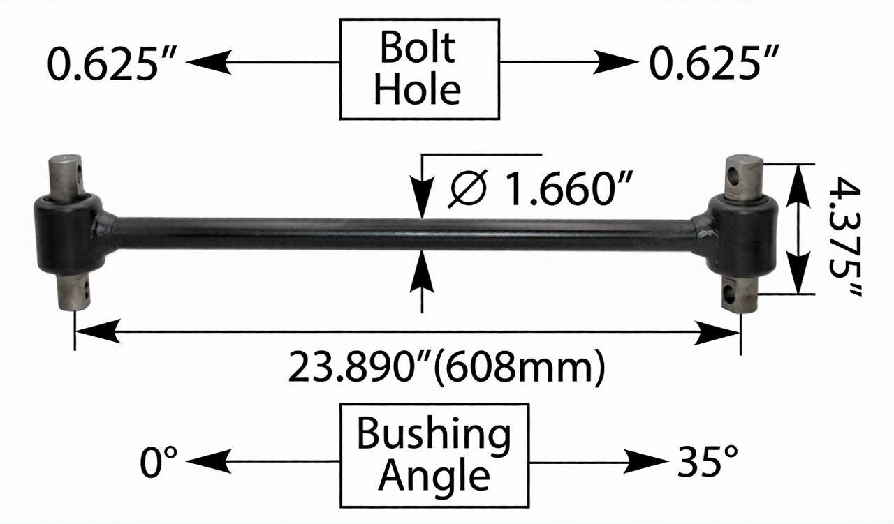 Torque Rod  24.00" Freightliner