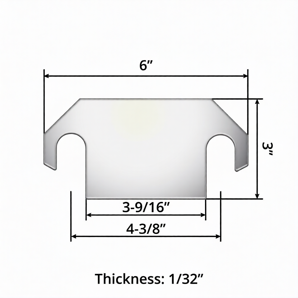 Freightliner Shim for FASII 1/32" Thickness