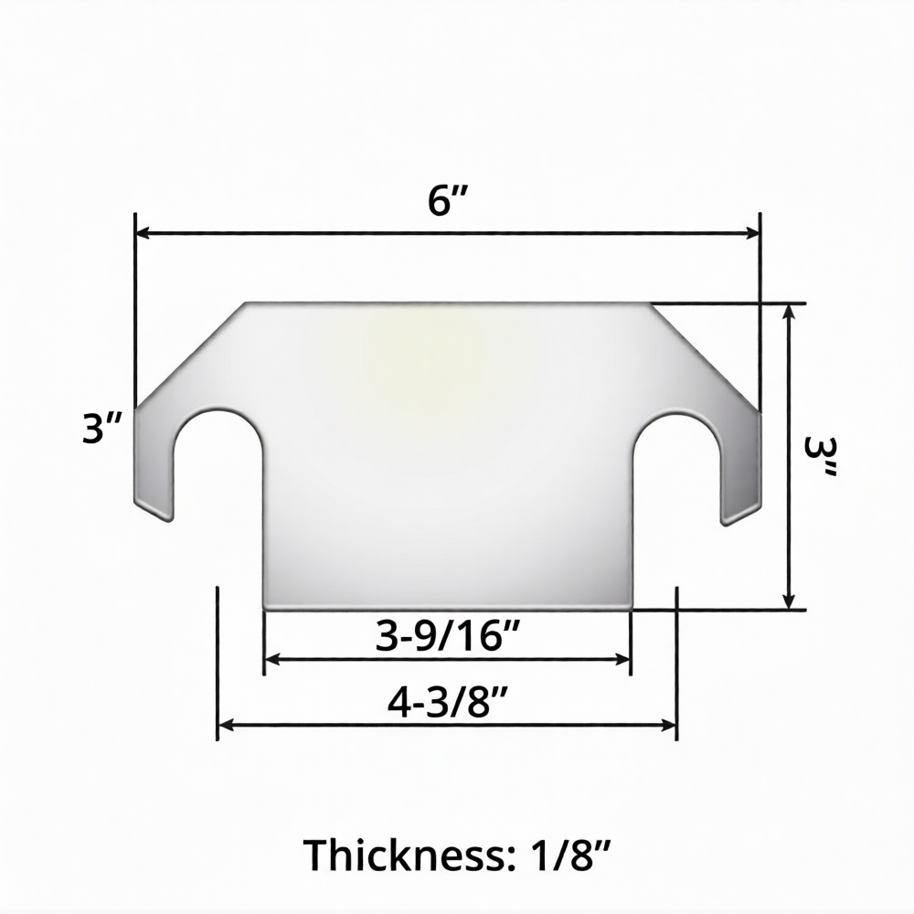 Freightliner Shim for FASII 1/8" Thickness
