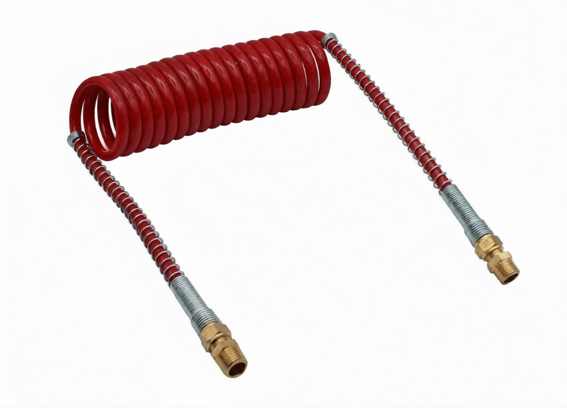 Air Hose Red Coil 15 FT