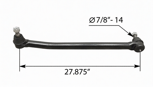 Drag Link 27.875" C to C Freightliner