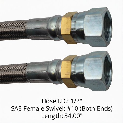 Discharge Hose 2 Fem. SAE Swivel 54.00"