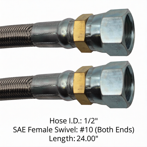 Discharge Hose 2 Fem. SAE Swivel 24.00"