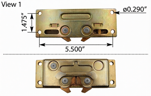 Door Latch RH Peterbilt/Mack