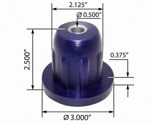 Hood Support Poly Rear Peterbilt