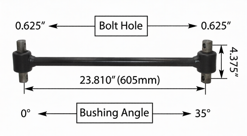 Torque Rod 23.810" Freightliner