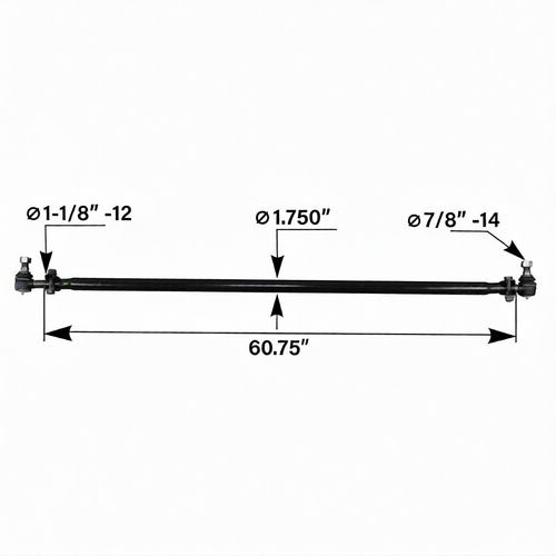 Cross Tube Assembly 60.75"