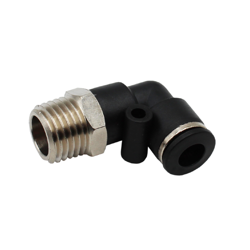 Male Elbow Push-On Fitting 1/8" tube x 1/8" pipe