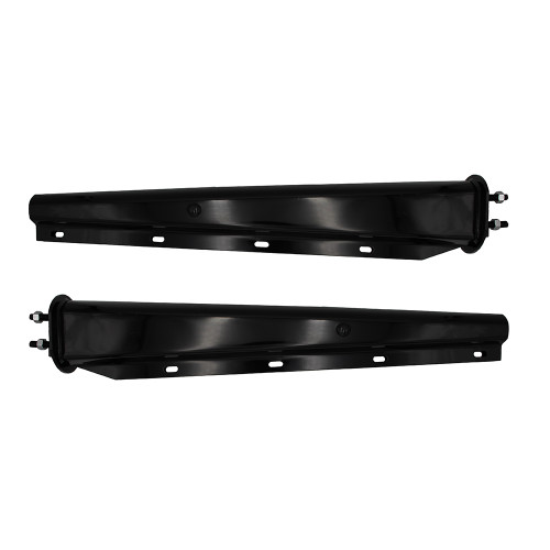 Black Steel 30 Inch Mud Flap Hanger 1-1/8" Bolt Spacing