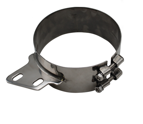 7" Exhaust Clamp Wide Band Fits Peterbilt Stainless Steel