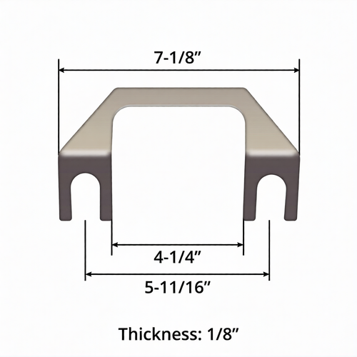 Torque Rod Shim  1/8" Thickness