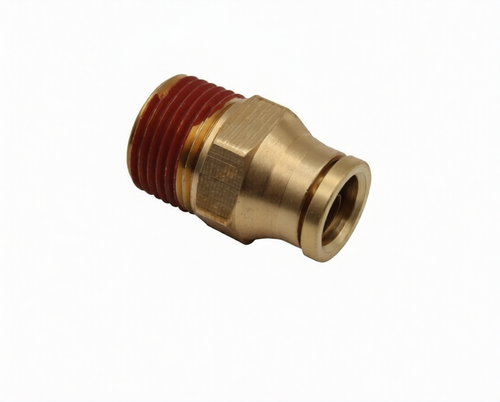 Brass Male Connector 3/8" tube x 1/8" pipe