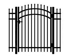 Aluminum Gates County Line Fence
