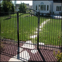 Aluminum Gates County Line Fence