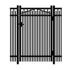 Aluminum Gates County Line Fence
