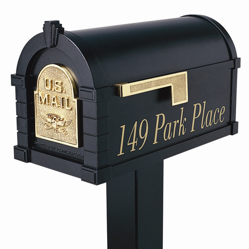 Keystone Series Mailbox with Lettering