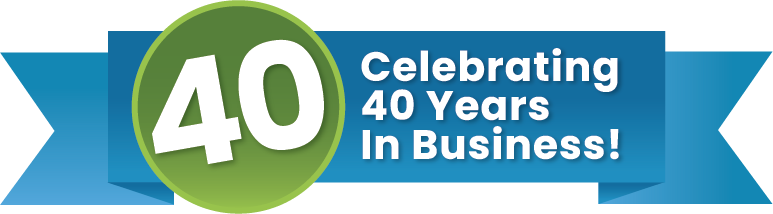 celebrating 40 years in business