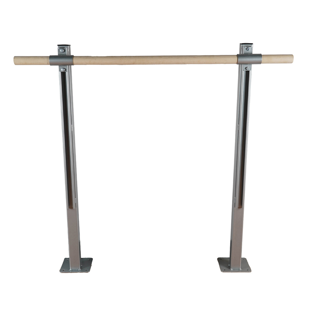 Single Bar Ballet 1.5 Wood Fixed Height Wall Mounted Barre System 3' To 40'