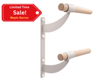Odette Double Wall Mount Barre & Bracket Systems (Wood)