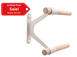 Metro Double Wall Mount Barre & Bracket Systems (Wood)