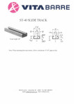 Adjustable Professional Single Bar Wall Mount Ballet Barre System ( Aluminum)