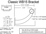 Classic WB15 Collared Mounting Bracket