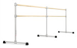 Extreme Series: Wood Double Bar Freestanding Ballet Barre