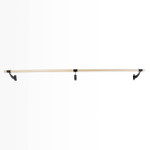 Classic WB15 - Single Bar Wall Mount Ballet Barre System (Wood)